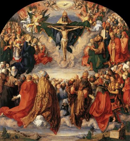 The Adoration of the Trinity by Albrecht Durer - 1511
