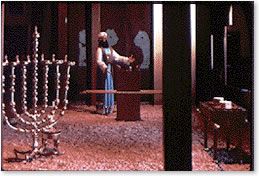 Priest in the Holy Place of the Tabernacle