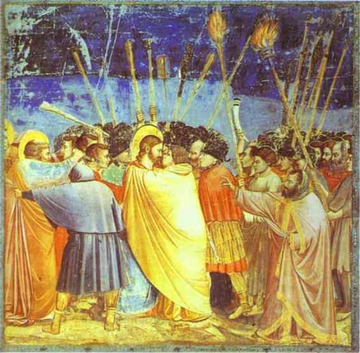 604-jesus-kiss-of-judas-giotto-1266 The Kiss of Judas