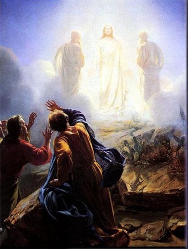 Jesus the Light of the World is Transfigured before His Disciples